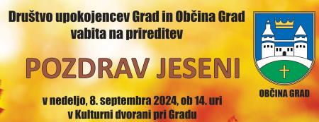 Vabilo POZDRAV JESENI